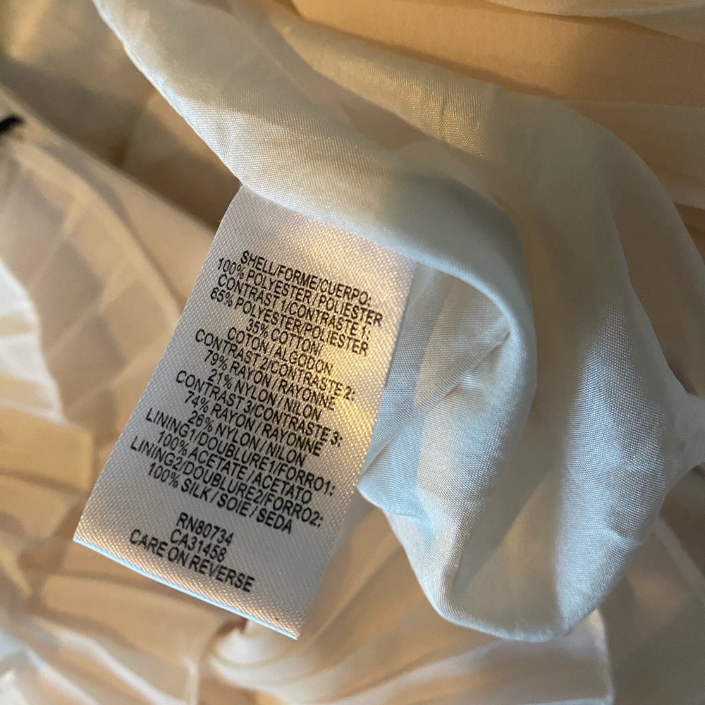 BCBGMaxAzria Ivory Strapless Ruffled Mini Dress - Picture 6 of 6